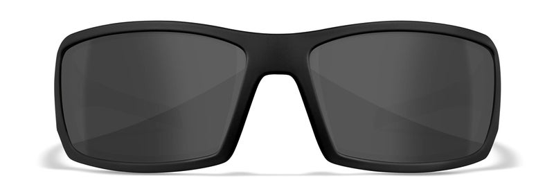 Wiley X WX Twisted Ballistic Black Ops Sunglasses, Safety Glasses for Men and Women, UV Eye Protection for Shooting, Fishing, Biking, and Extreme Sports, Matte Black Frames, Smoke Grey Tinted Lenses - Image 2