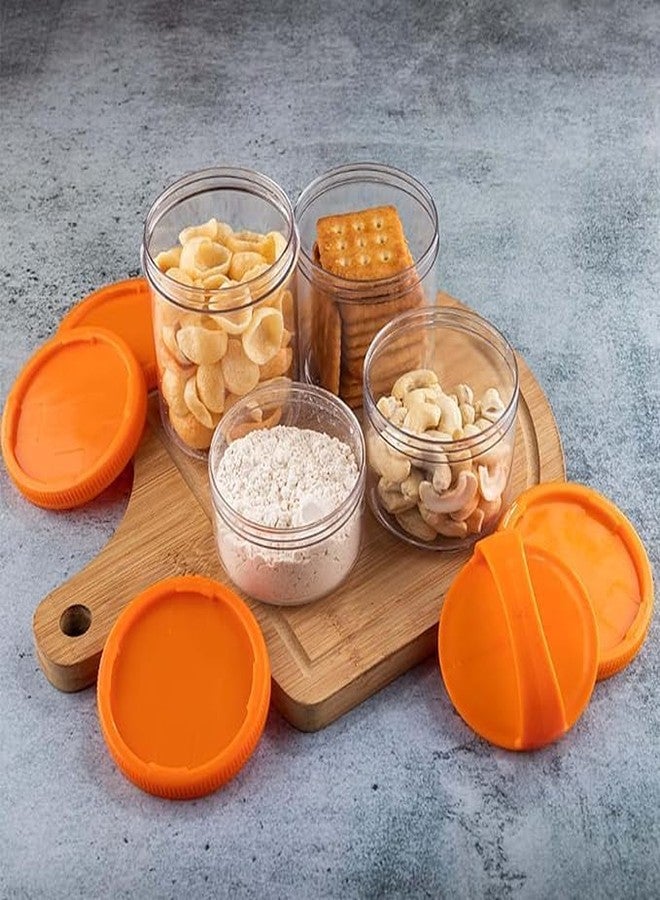 Veemok Stackable Snack Storage Container – 4 Layer Portable Food Storage Jars with Lid | Nut Box | Protein Powder Container | Portion Control Kitchen Organizer for Snacks, Spices, Baby Food - Image 2