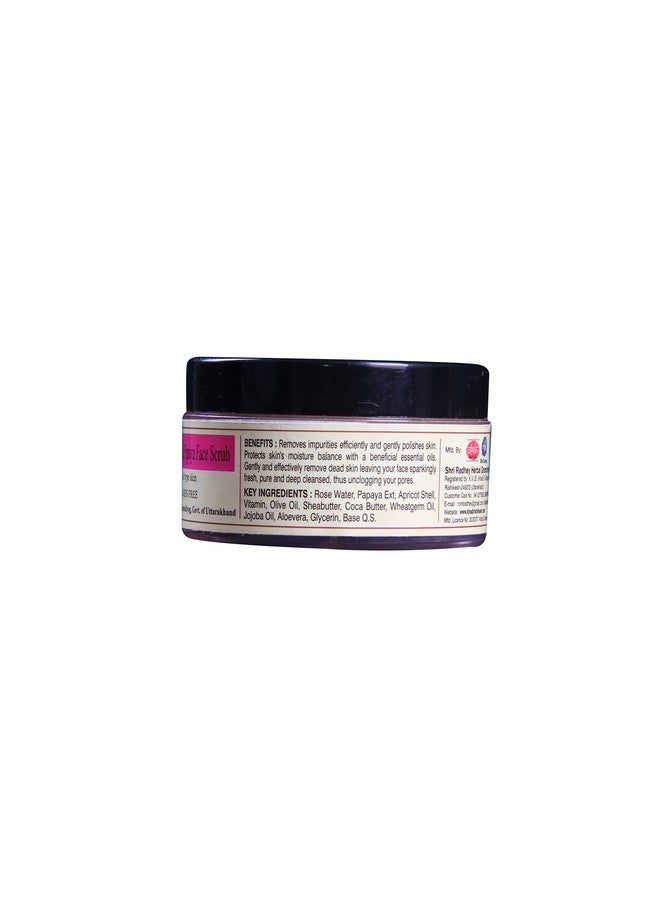 Khadi Rishikesh Herbal Rose & Papaya Face Scrub Combo Set Pack Of - 50g X 2 (100gm) - Image 2