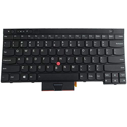 SUNMALL New Laptop Keyboard Replacement with Pointer(no Backlit) Compatible with Lenovo IBM ThinkPad T430 T430S T430I X230 X230T X230I T530 W530 (Not Fit T430U X230S) - Image 1