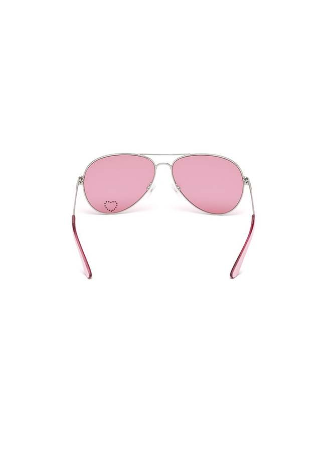 GUESS Women Aviator Large Sunglasses with Pink Lenses - GU7575S 10S 62mm - Image 4