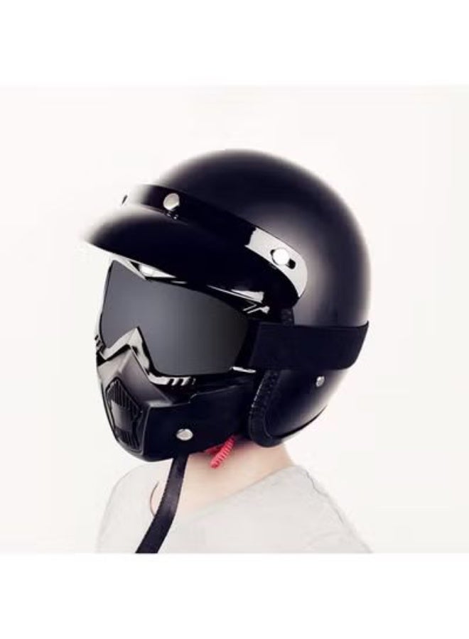 Goolsky Motorcycle Windproof Helmet Mask, Breathable Full‑Face Balaclava Face Cover, Dust‑Proof Anti‑UV Riding Headgear for Motorbike Cycling Outdoor Sports - Image 1
