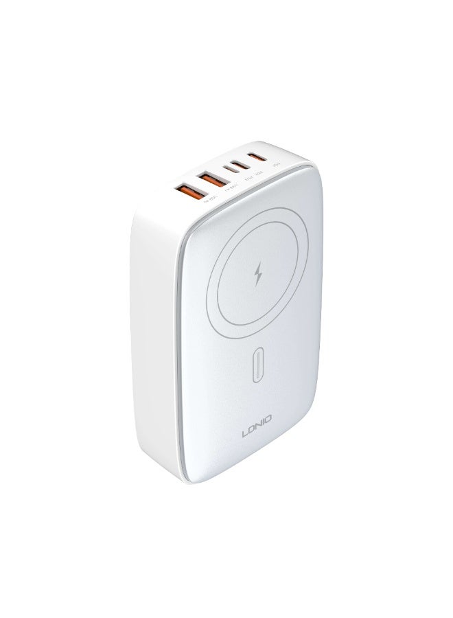 REBENUO 140W Wireless Charger PD Multiport Desktop Super Fast Wireless Charging Adapter White - Image 2