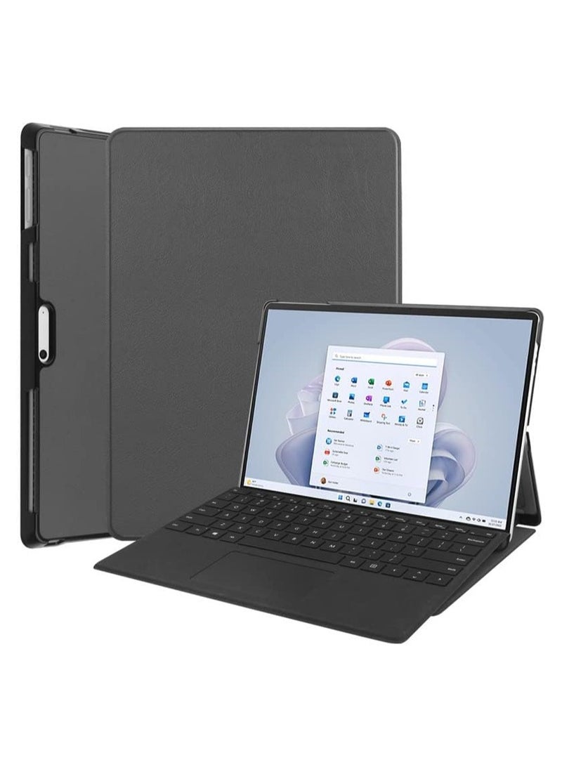 General Compatible with Microsoft Surface Pro 11 2024 13 inch Case PU Leather Flip Stand Hard PC Back Cover for Funda Surface Pro 11 Tablet Case  - Image 1