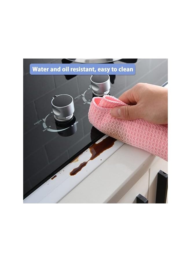 PROMASS - 2 Rolls Bath Sealant Strip 21ft Self Adhesive Caulk Strip Bathroom Sealant Anti Mould Sealing Tape for Kitchen Waterproof Sealant Tape for Sink Toilet Wall Corner(white) - Image 1