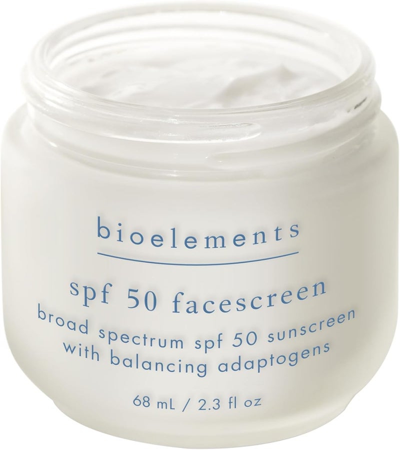 Bioelements Broad Spectrum SPF 50 FaceScreen - Daily Moisturizer for All Skin Types, 68ml - Image 1