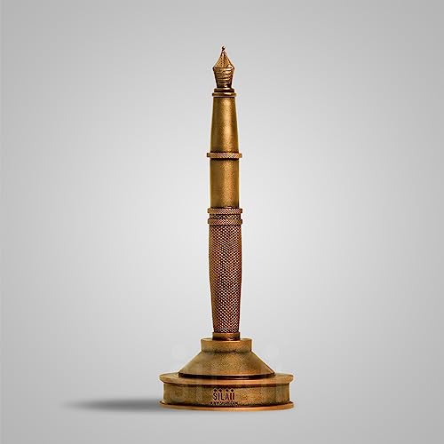 SILAII Kalaignar Pen Sculpture (1 Feet) (Antique Bronze) - Image 4