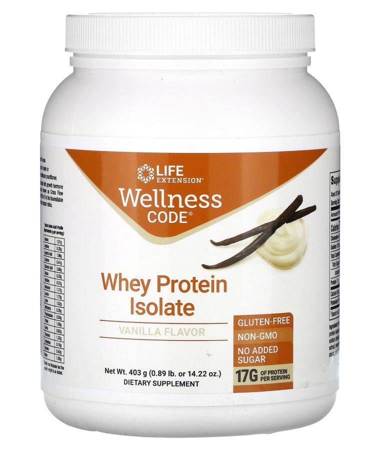Wellness Code Whey Protein Isolate Vanilla 0.89 lb (403 g)