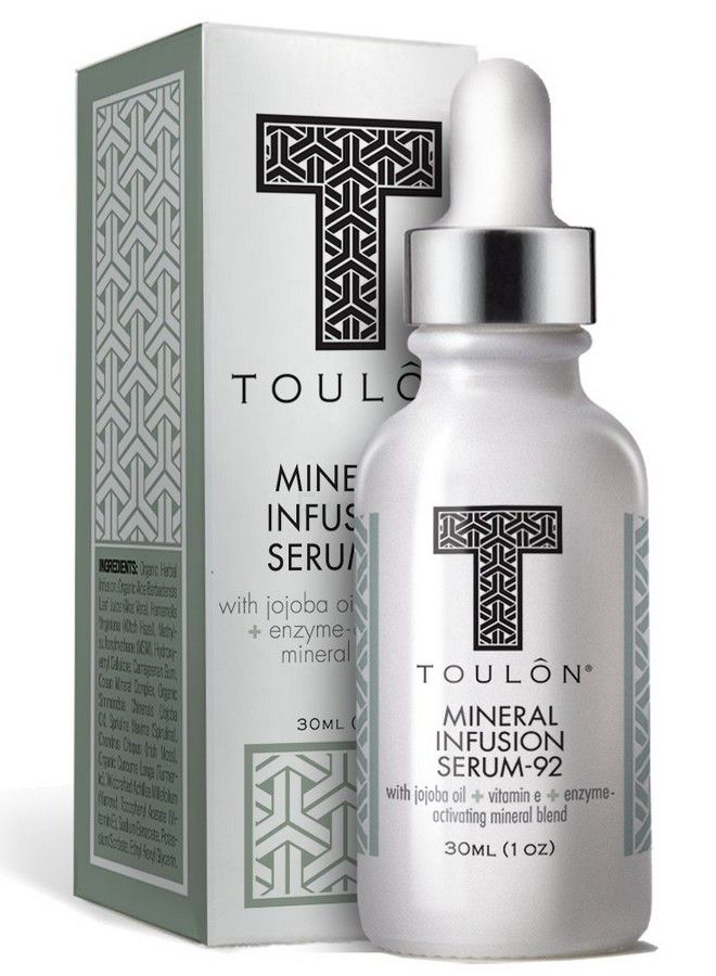 TOULON Skin Firming Serum For Face Neck & Decollete With All Natural Antiaging Minerals & Antioxidants Like Vitamin E - Image 1