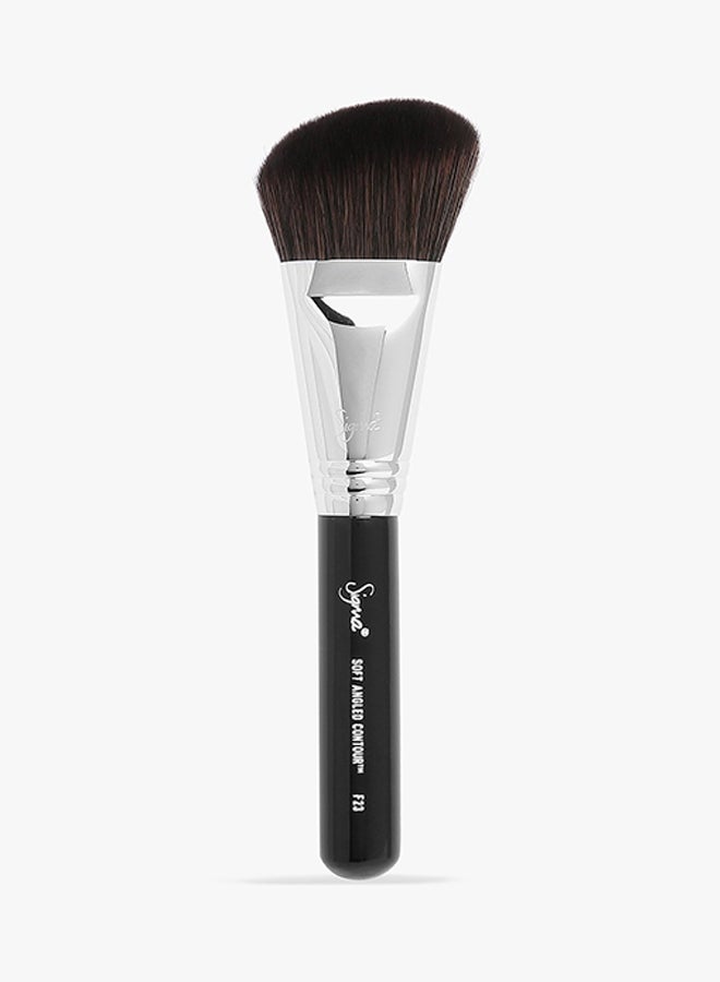 Soft Angled Contour F23 Brush Black/Silver
