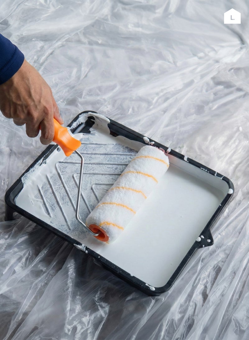 LAWAZIM Painting Roller -7inch- Heavy-Duty Paint Applicator with Ergonomic Handle and Quick Absorbing and Even Spreading -Ideal for Interior and Exterior Walls, Ceilings, and Home Improvement Projects - Image 5