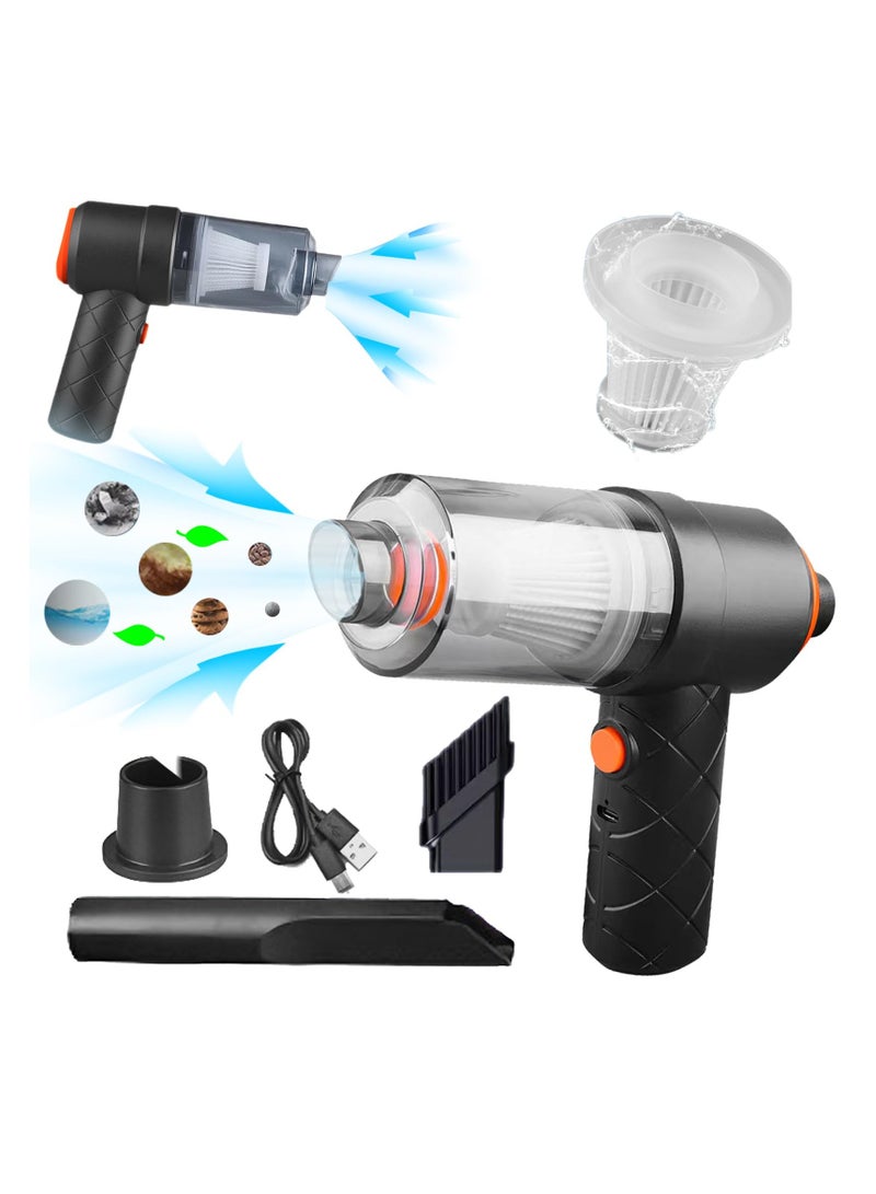 Handheld vacuum cleaner, wireless car vacuum cleaner, portable dust collector for cars, homes, and electronic devices, keyboard cleaning mini vacuum cleaner. - Image 2