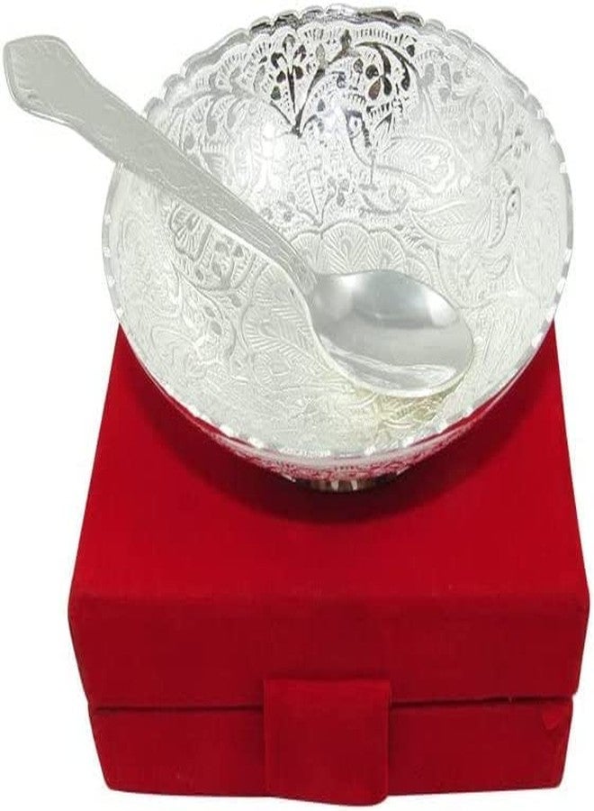 NOBILITY Bowl Spoon Set Dessert Dry Fruits Serving Diwali Christmas Eid Wedding Return Gift Items Friends Family Home Decoration Housewarming Corporate Gifts 5 Sets - Image 3