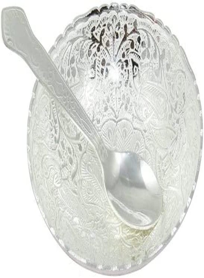 NOBILITY Bowl Spoon Set Dessert Dry Fruits Serving Diwali Christmas Eid Wedding Return Gift Items Friends Family Home Decoration Housewarming Corporate Gifts 5 Sets - Image 4