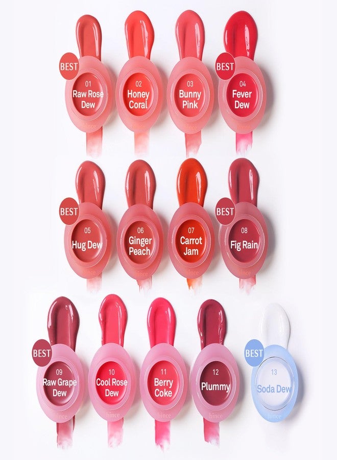 hince Raw Glow Dewy Ball - Tinted Lip Balm, Jelly Gloss Glow, Shine and Hydration, Lip & Blush Multiuse, Vegan, 0.12 oz. (13 colors) (BERRY COKE) - Image 4