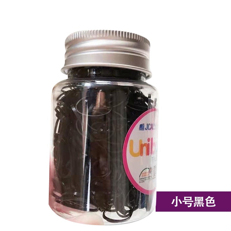 Generic Korean Girls Hair Tie JAC Bottle Simple Childrens Headband 8#A2-44-15 small size black 