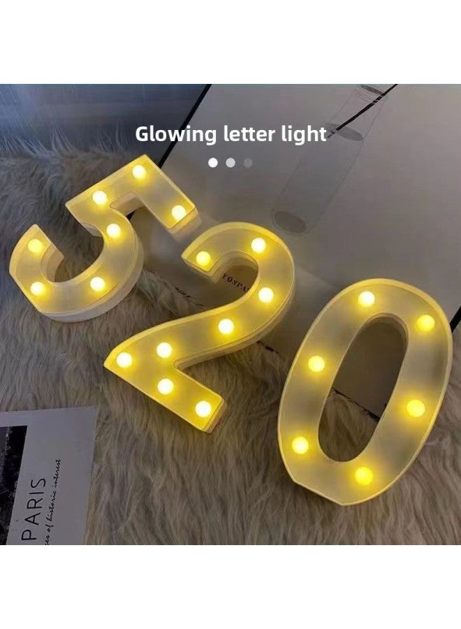 Birthday Proposal Confession Layout LED Letter Light Wedding Party Hotel Scene Decoration Trunk Surprise Light Batch