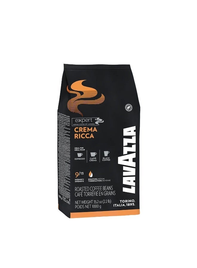 Lavaza Lavazza Crema Ricca Coffee Beans 1Kg - Image 1