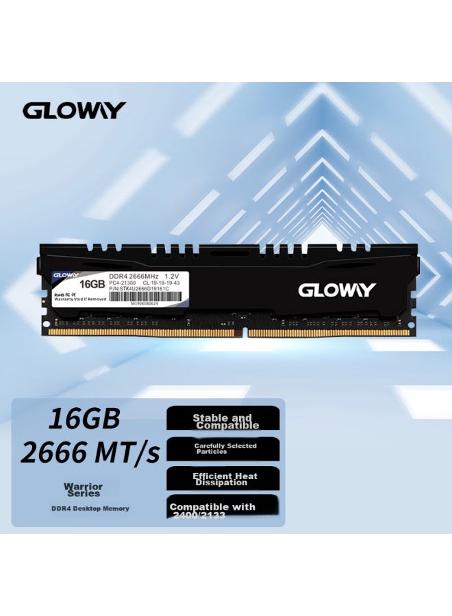 Gloway 16gb Ddr4 2666 Desktop Memory Module, Hanjiang, V-cross, Premium Chips, Cl19 - Image 5