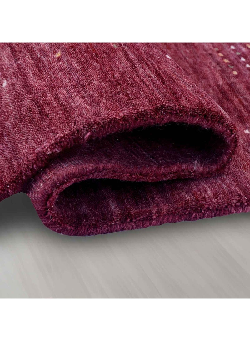 MANHATTAN WOOL RUG - 200X300 CM- RED - Image 3