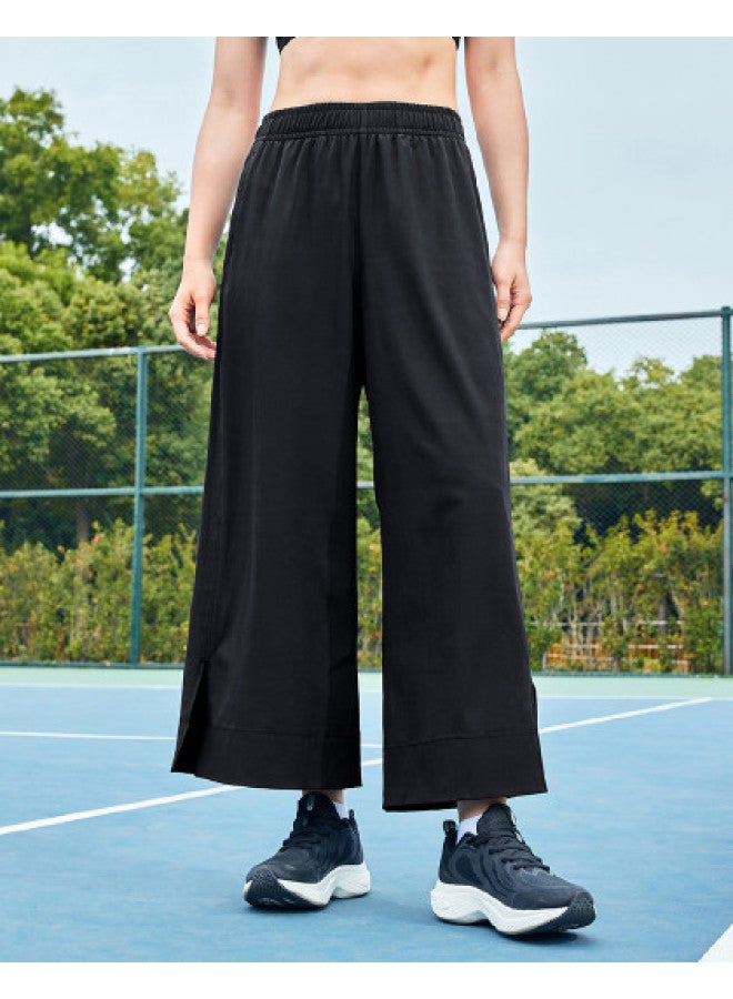 إكستيب 【سريع الجفاف والتهوية】بنطال نسائي، وصول جديد للصيف، بنطال واسع الأرجل للسفر والتخييم، ملابس رياضية نسائية عصرية ومتعددة الاستخدامات - Image 1