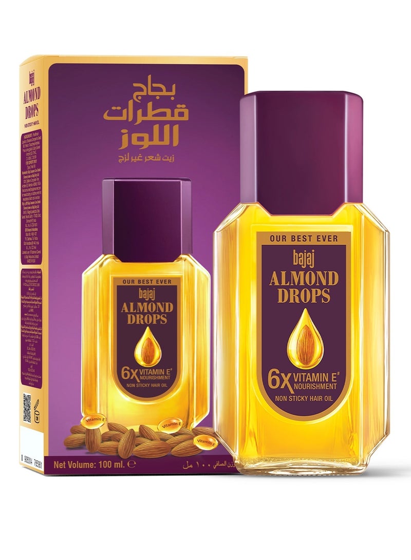 بجاج زيت الشعر بقطرات اللوز - 100مل - Image 1