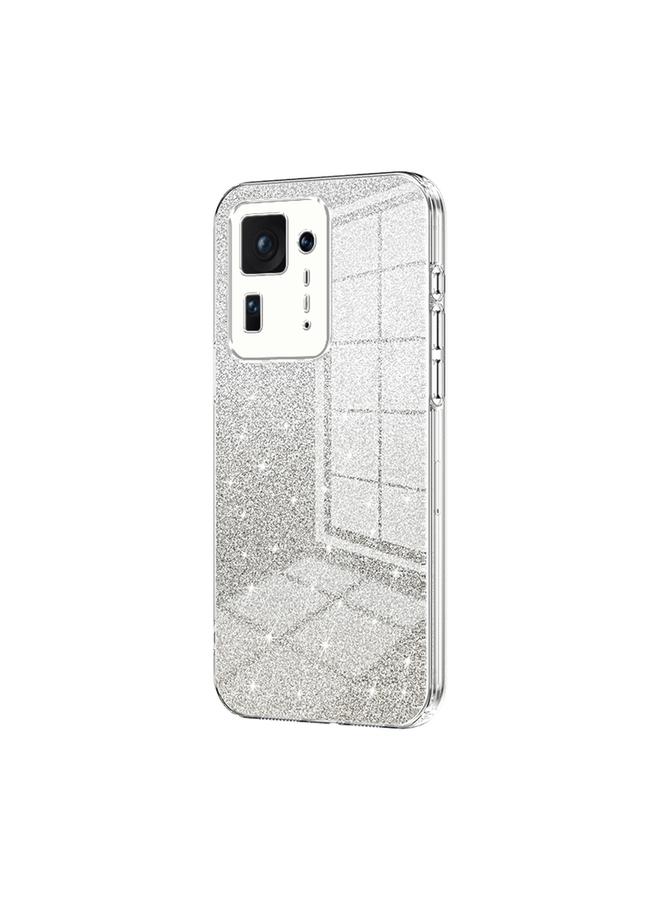 The Bros Case For Xiaomi Mix 4 Gradient Glitter Powder Electroplated Phone Case