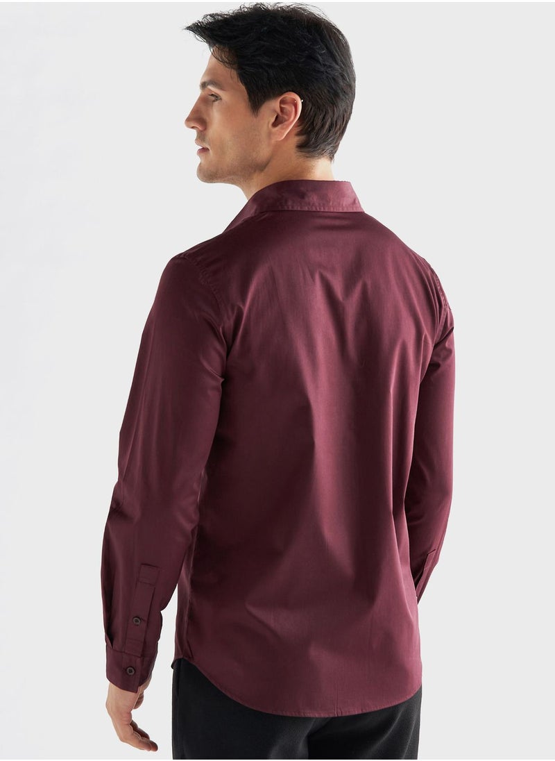 FAV Textured Regular Fit Shirt  - Image 2