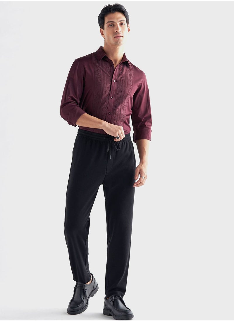 FAV Textured Regular Fit Shirt  - Image 4