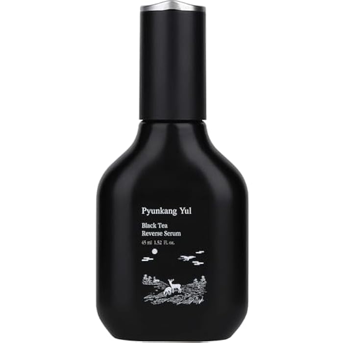 Pyunkang Yul PKY Black Tea Boosting Serum for Anti-aging, Condensed Nutrition for Fine Line Care with Kombucha, Ginseng Fruit Extract, Zero-Irritation, Korean Skincare (1.52 Fl. Oz, 45ml) - Image 1