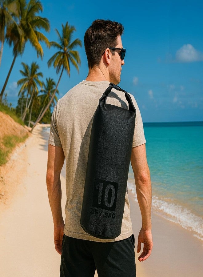 Cyrox Floating Waterproof Dry Bag 5L 10L 15L 20L, Roll Top Sack for Kayaking, Swimming, Paddle Boarding, Boating & Beach, Durable Outdoor Backpack for Camping, Hiking & Travel (1Pcs) (10L) - Image 2