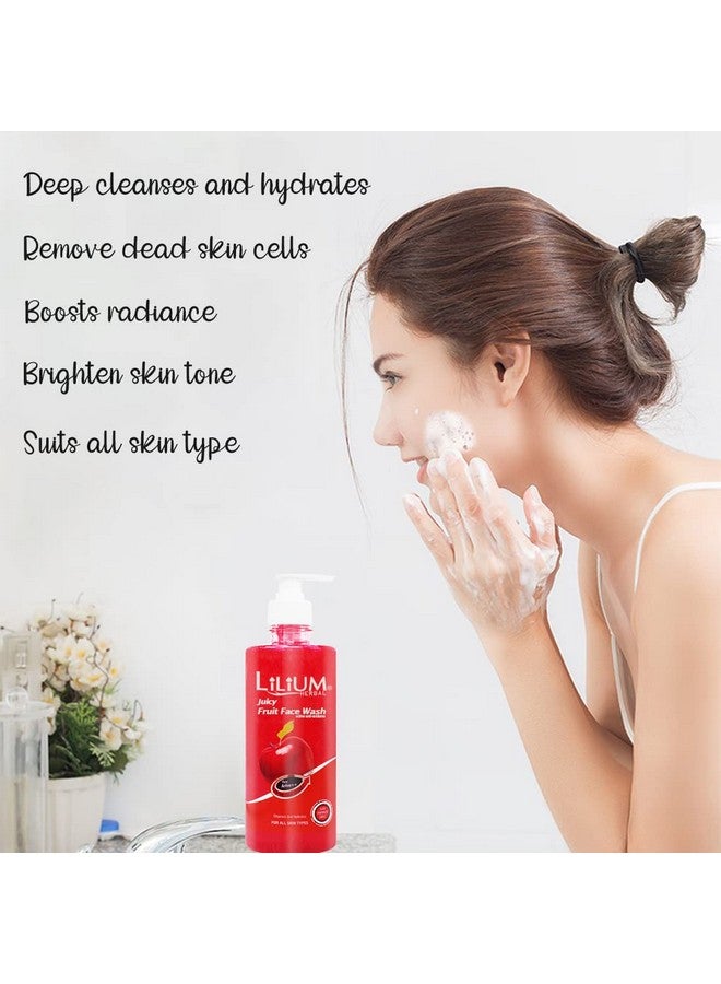 Lilium Herbal Fruit Face Wash 200ml - Image 3