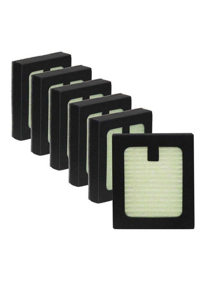 PUREBURG فلتر PUREBURG البديل متوافق مع غسالة زجاجات بيبي بريزا برو، عبوة 6 قطع HEPA لتنظيف الهواء من الغبار - Image 1