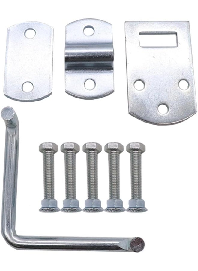 Boxer Boxer Pkg of (2) Corner Gate Latch Sets for Stake Body Gates - Clear Zinc  - Image 4
