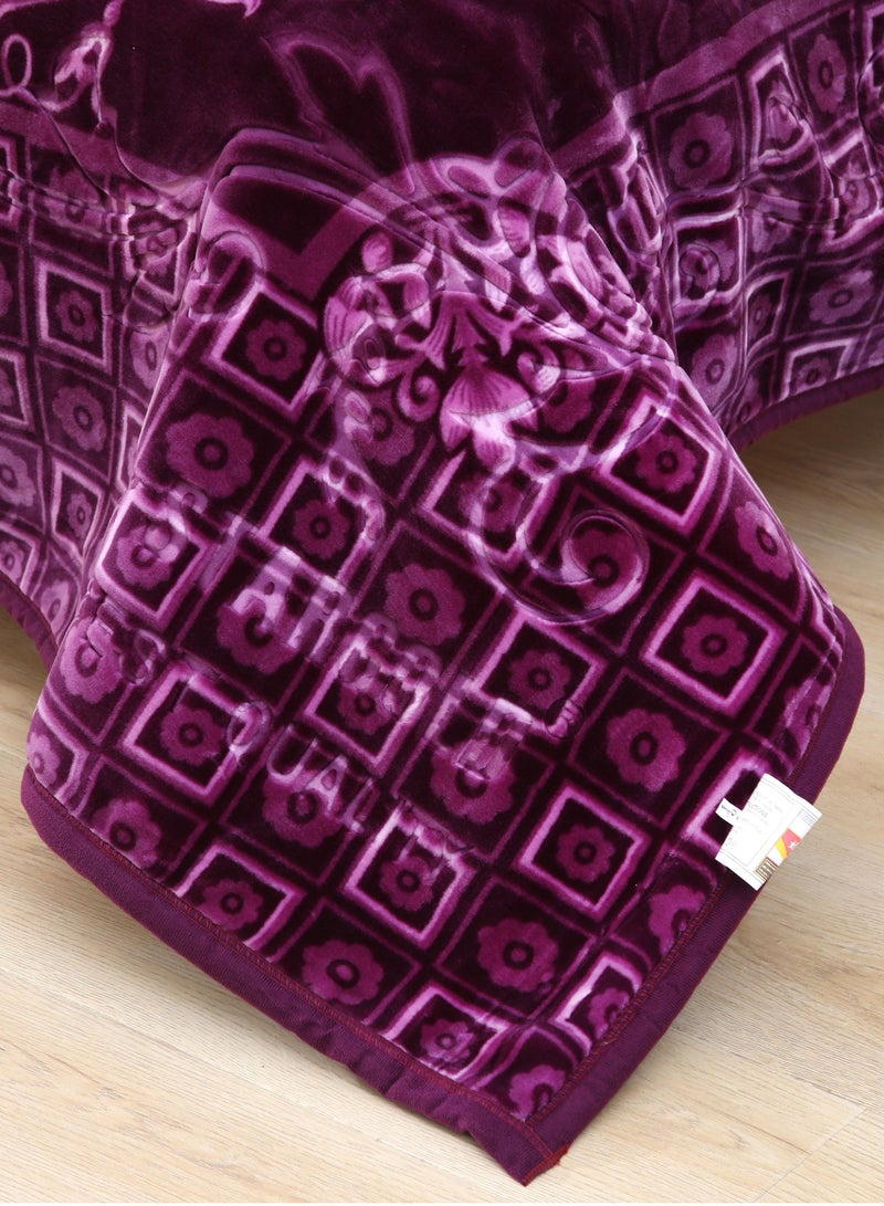 ستارجولد بطانية راشيل مطبوعة فائقة النعومة من طبقتين دافئة ومريحة للنوم بوزن 15 رطل - Image 5