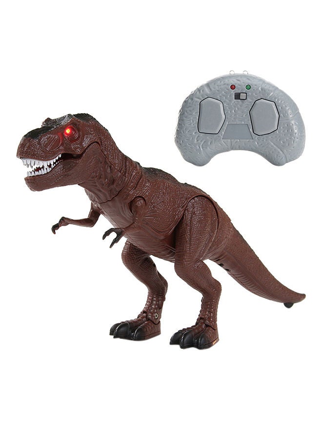 NIBEMINENT RC Light Up Remote Sound Real Movement Walking Dinosaur Toy 11 x 5.51inch - Image 1
