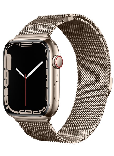 Stainless Steel  Loop Apple Watch Band 38mm/40mm/41mm, iWatch Magnetic Clasp Strap Replacement Band, Apple Watch Wrist Strap for iwatch Series Ultra SE Series 9/8/7/6/5/4/3/2/1(Retro gold)