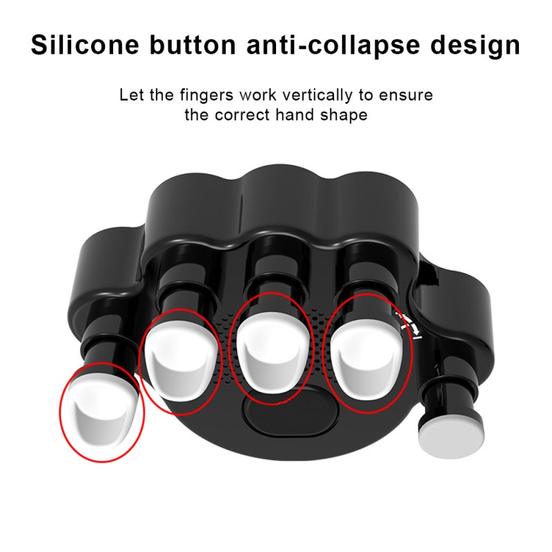 Piano Hand Strengthener Black Built-in Piano Sound Source Hand Exerciser - Integrated Speaker Hand Strength Trainer for Piano Players - Image 3