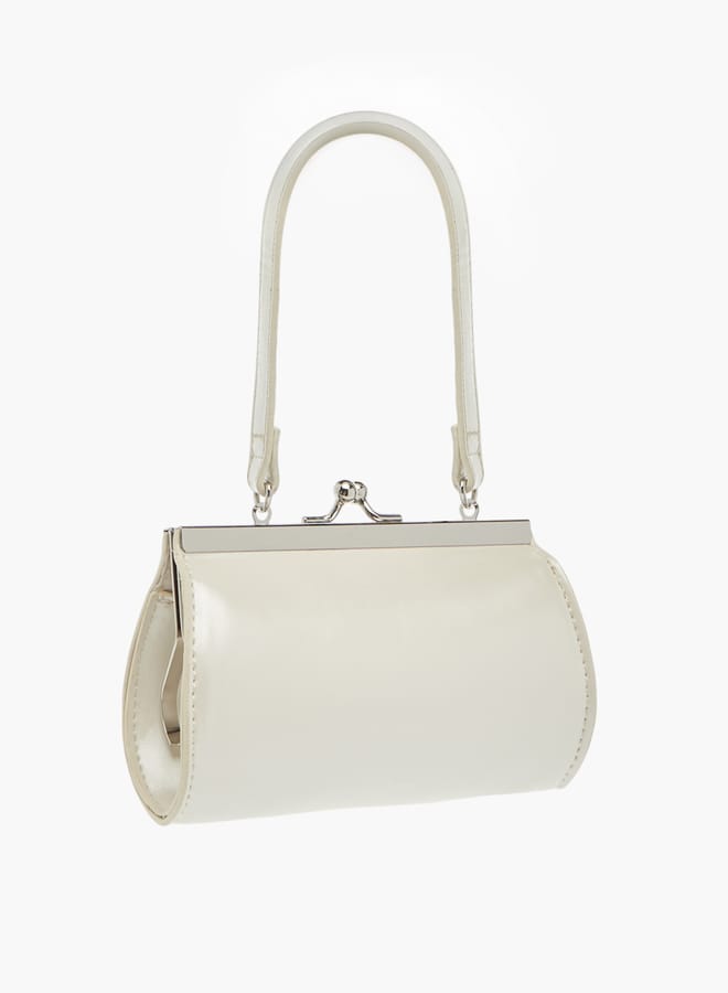 سيليست حقيبة يد للبنات مزينة بفيونكة مع مقبض وحزام وإغلاق بمشبك - Image 2