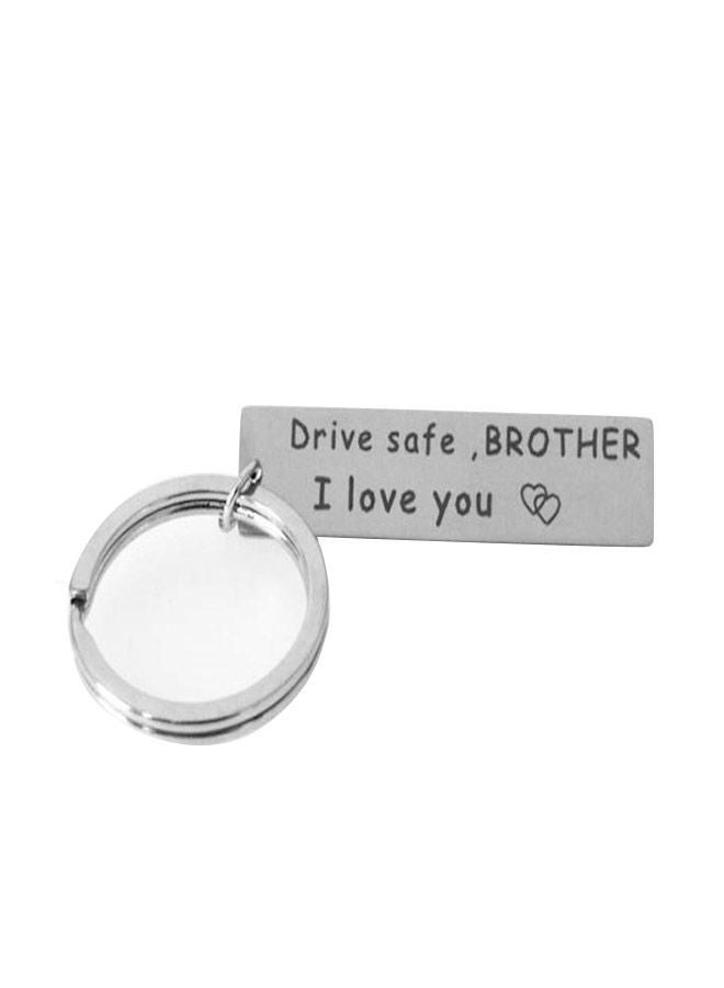 NIBEMINENT Drive Safe. Br L Love You Letter Keyring