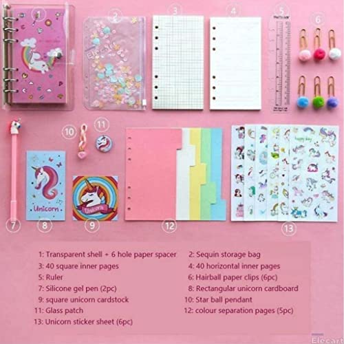 Elecart 13 in 1 DIY Diary for Kids, DIY Diary for Kids, Notebook, Slambook for Girls, Girls Gift - Image 3