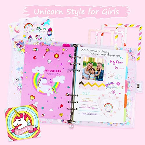 Elecart 13 in 1 DIY Diary for Kids, DIY Diary for Kids, Notebook, Slambook for Girls, Girls Gift - Image 5