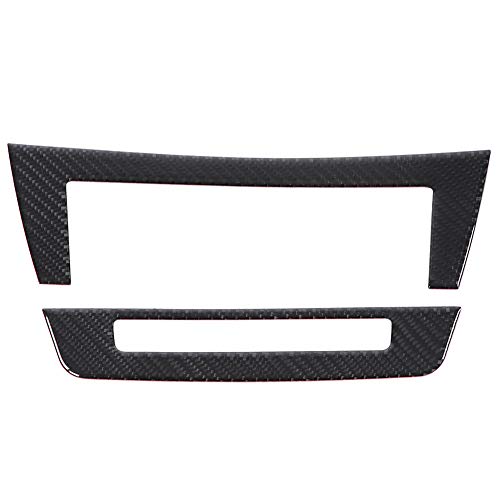 KIMISS Console Central Control Panel Cover Car Console Central Trim for W204,Carbon Fiber(Classic) - Image 1