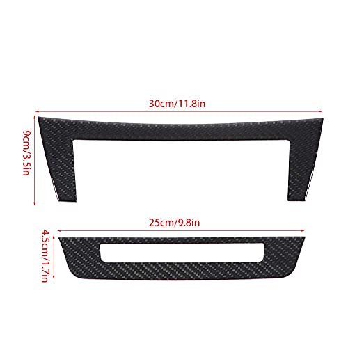 KIMISS Console Central Control Panel Cover Car Console Central Trim for W204,Carbon Fiber(Classic) - Image 2