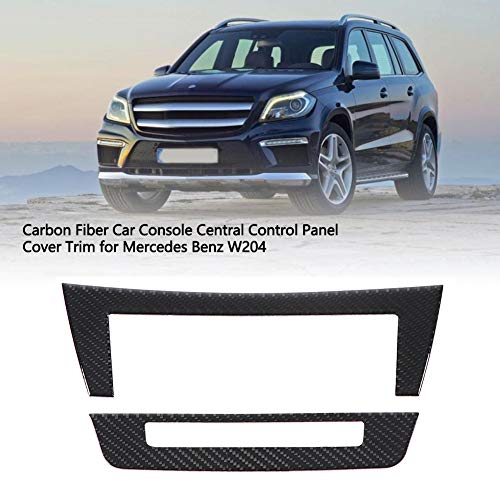 KIMISS Console Central Control Panel Cover Car Console Central Trim for W204,Carbon Fiber(Classic) - Image 4