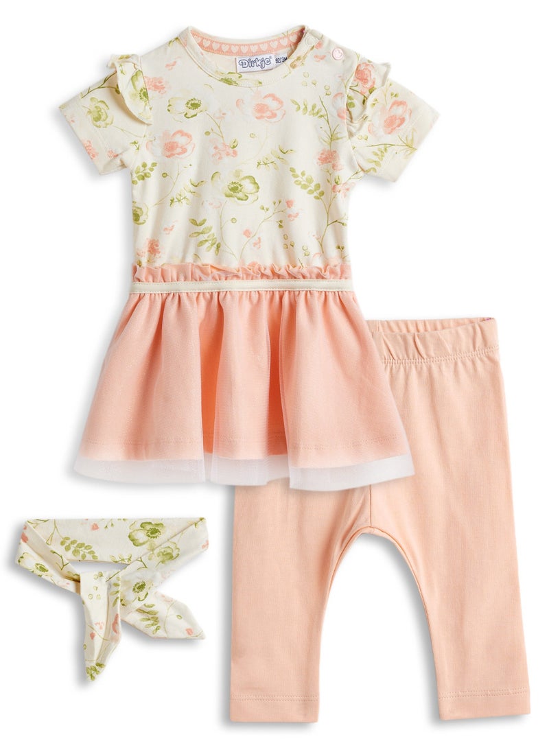 Dirkje 3 pce babysuit + headband - Image 1