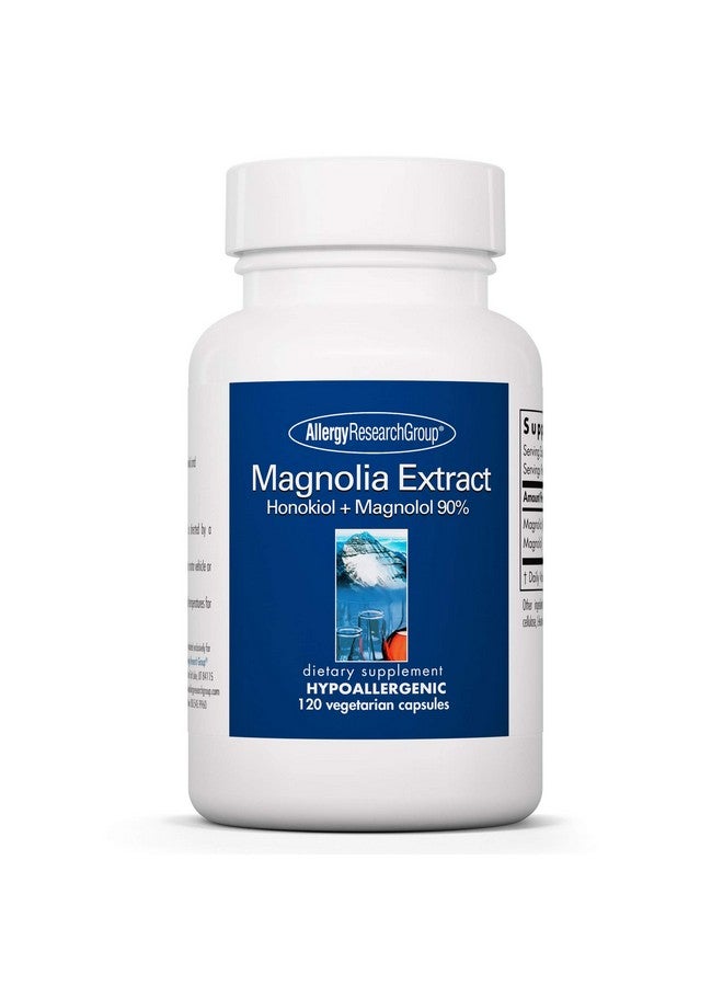 Allergy Research Group Magnolia Extract Stress Sleep Support Cortisol Balance 120 Vegetarian Capsules - Image 2