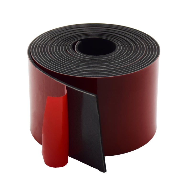 DEVNOL Self-Adhesive Neoprene Rubber Strips 1/16" Thick x 3â€ Wide x 12' Long, Sealing, Cushioning, Weather Stripping, Gaskets, and DIY Projects, Weatherproof - Image 4