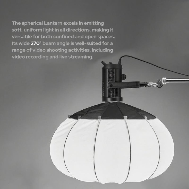 CS-85T 85cm/33.4in Quick Release Lantern Softbox Professional Foldable Softbox with Standard Bowen Mount for Photography Studio Photography Portrait Live Stream - Image 5