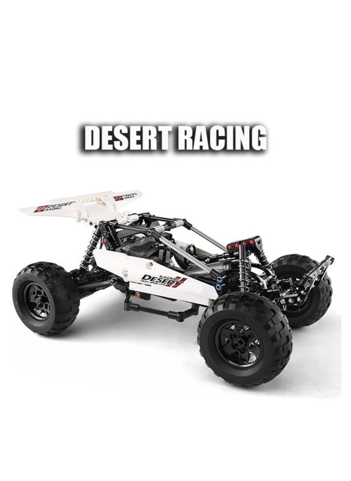 mould king 18001 Educational Desert Racing Building Kit, Remote Control Off-Road Buggy Racer Car Toy Building Blocks Toys, for Boys & Girls Age 8+ (394 Pieces)  - Image 3